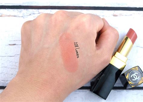 chanel rouge coco flash 試色 208|rouge coco flash 唇膏.